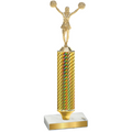 Value Gold Carbon Fiber Cheerleading Trophy