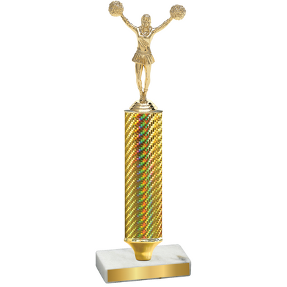 Value Gold Carbon Fiber Cheerleading Trophy