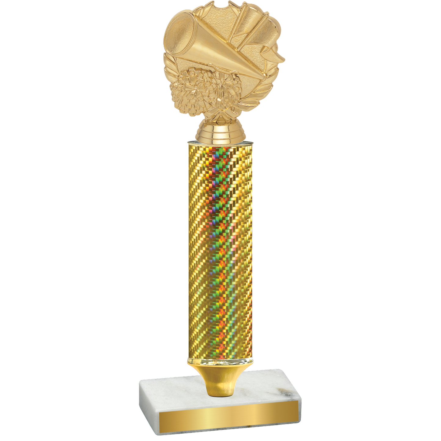 Value Gold Carbon Fiber Cheerleading Trophy