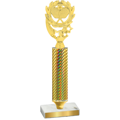 Value Gold Carbon Fiber Pickleball Trophy