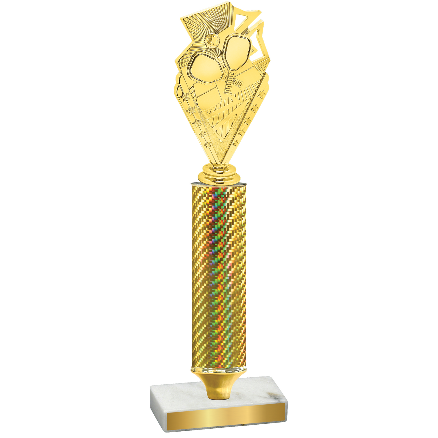 Value Gold Carbon Fiber Pickleball Trophy