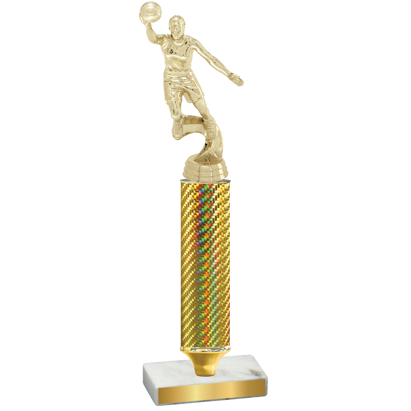 Value Gold Carbon Fiber Basketball Trophy