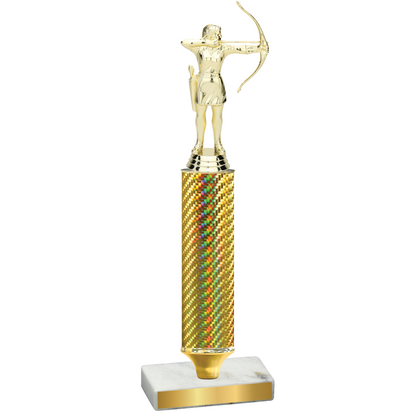 Value Gold Carbon Fiber Archery Trophy