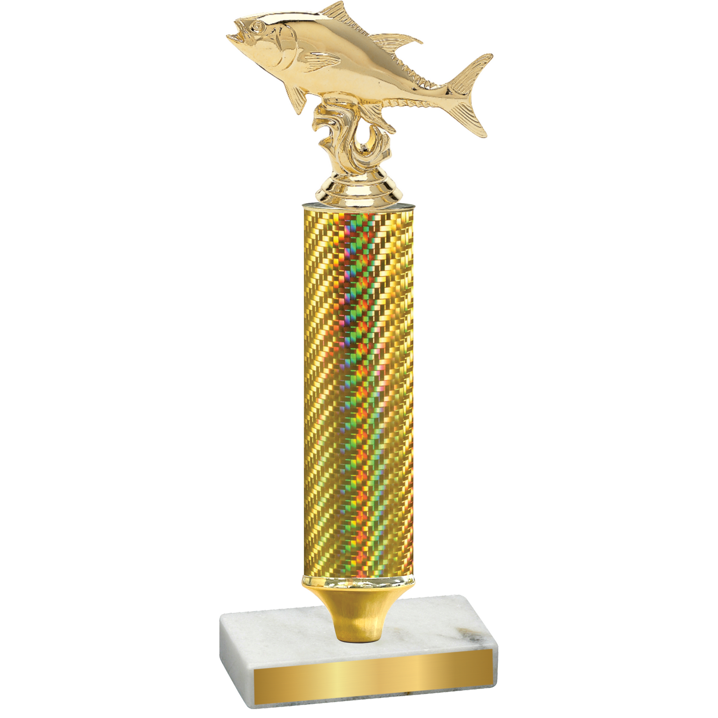 Value Gold Carbon Fiber Fishing Trophy