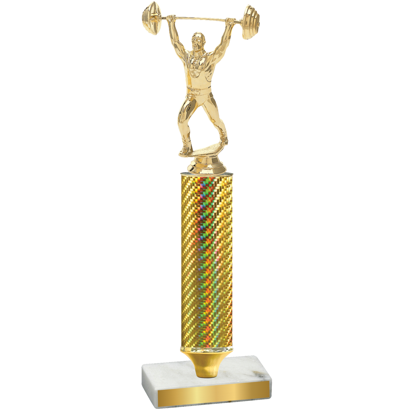 Value Gold Carbon Fiber Weights Trophy