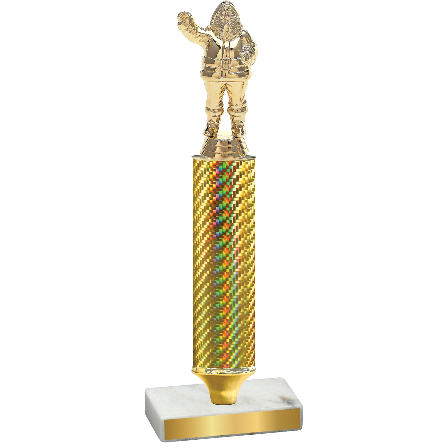 Value Gold Carbon Fiber Holiday Trophy