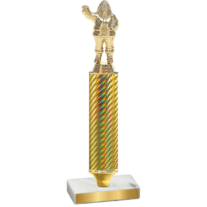 Value Gold Carbon Fiber Holiday Trophy