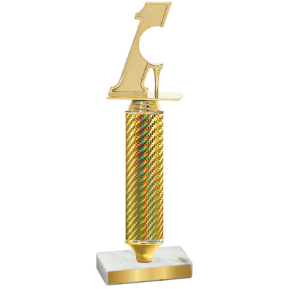 Value Gold Carbon Fiber Golf Trophy