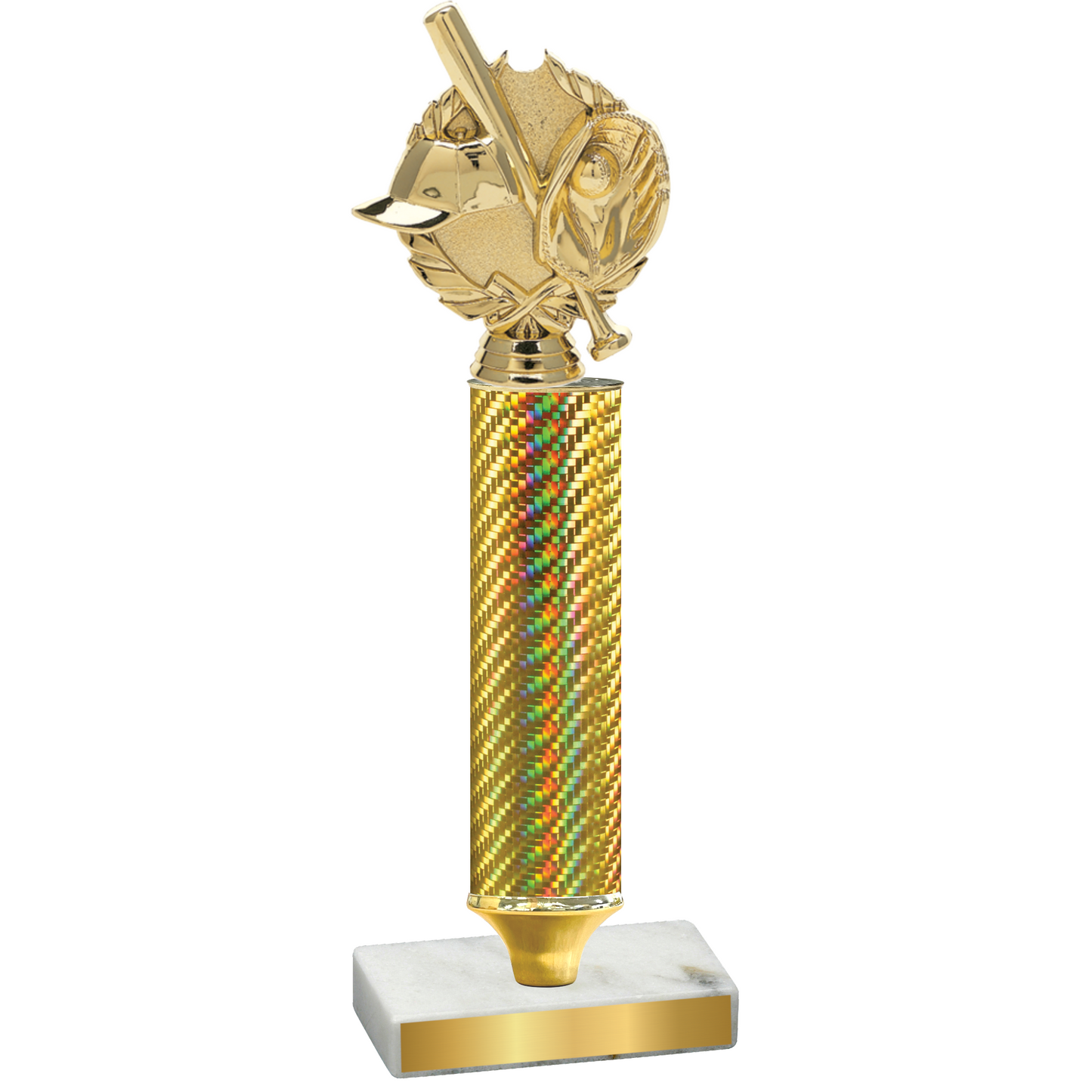 Value Gold Carbon Fiber Baseball Trophy