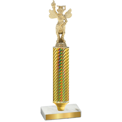 Value Gold Carbon Fiber Academics Trophy