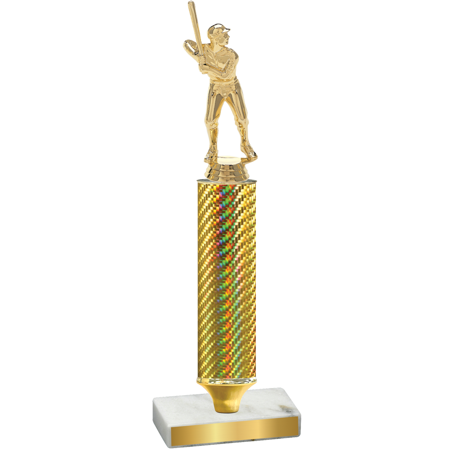 Value Gold Carbon Fiber Baseball Trophy