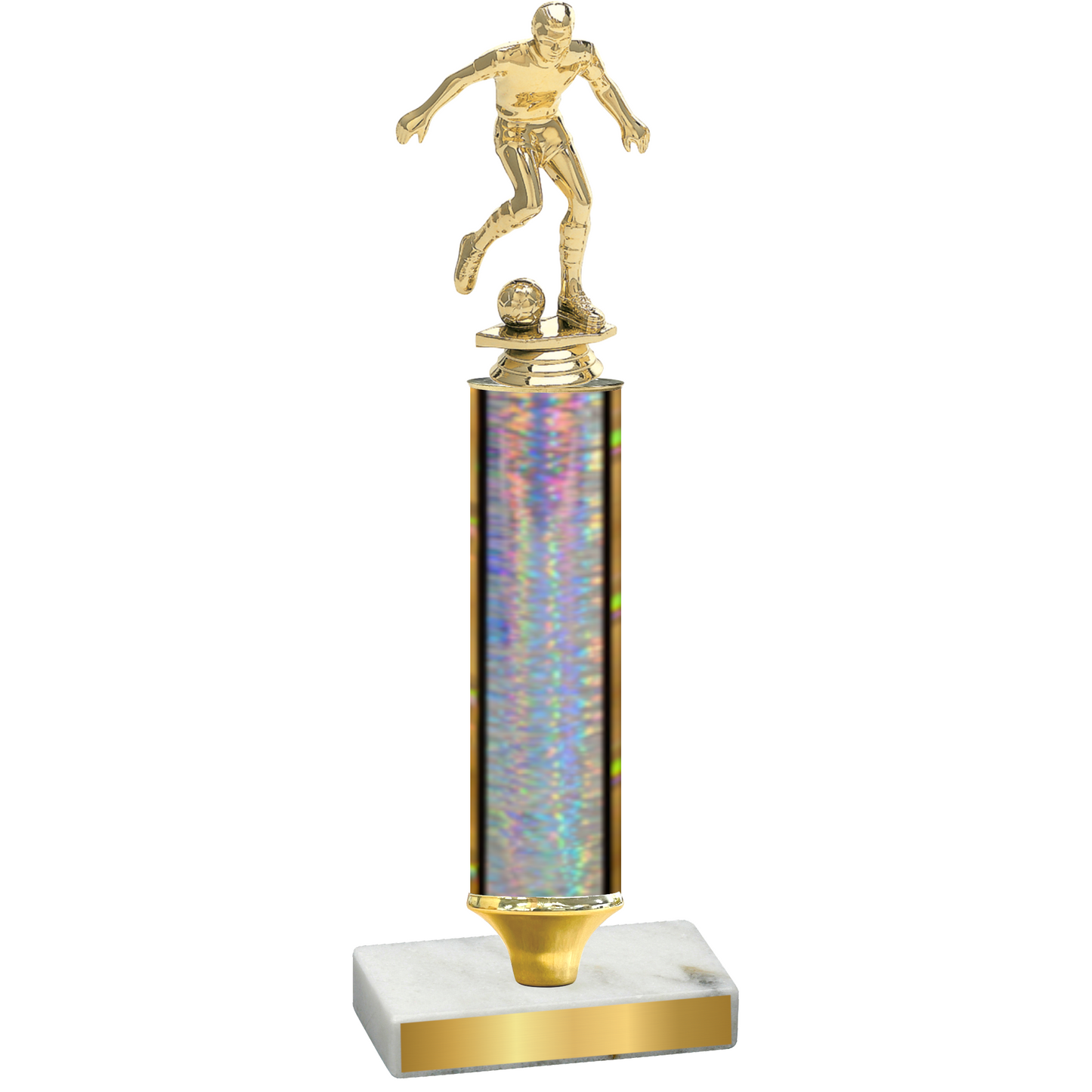 Value Silver Glacier Soccer Trophy