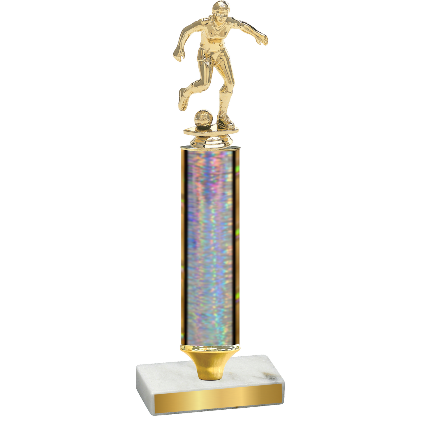 Value Silver Glacier Soccer Trophy