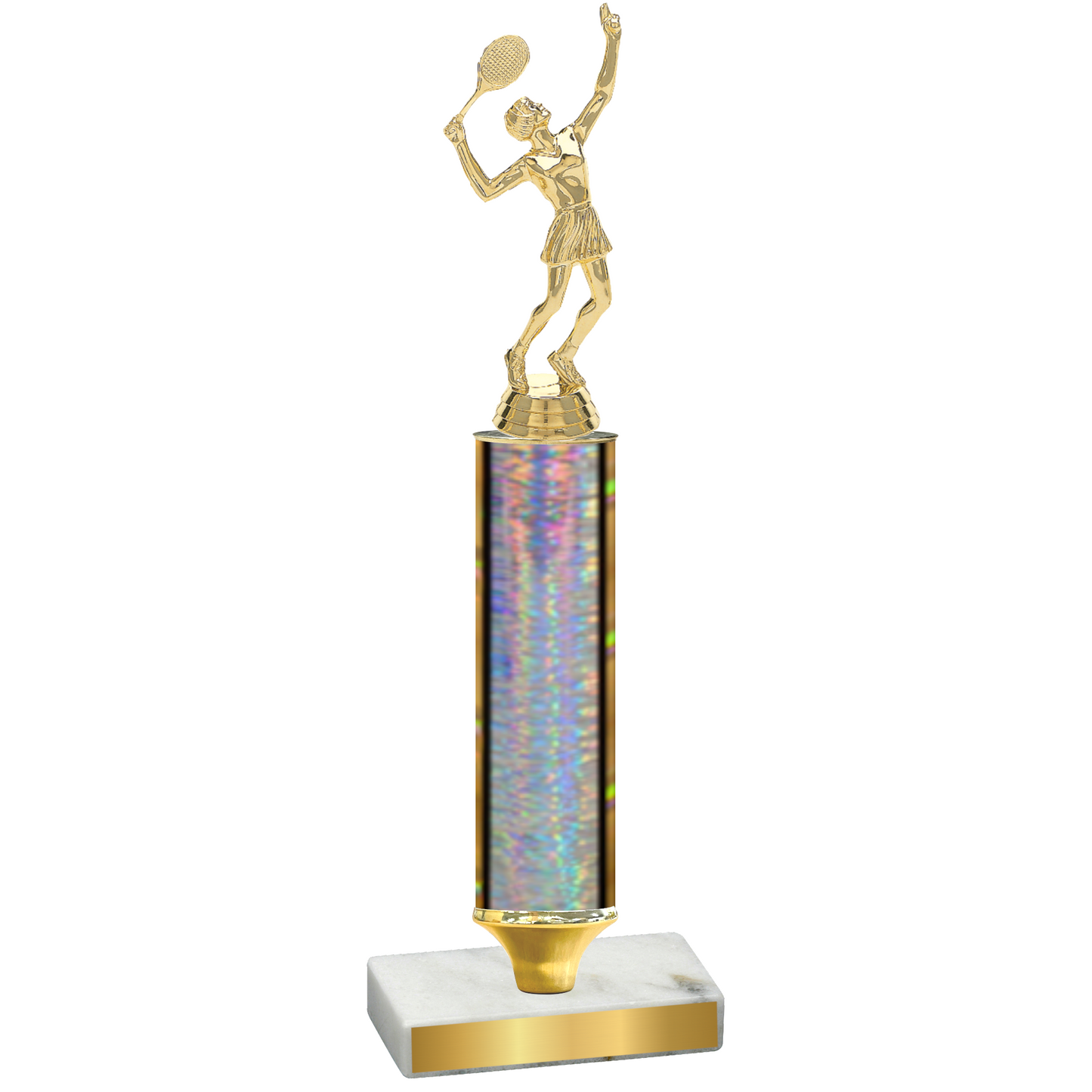 Value Silver Glacier Tennis Trophy