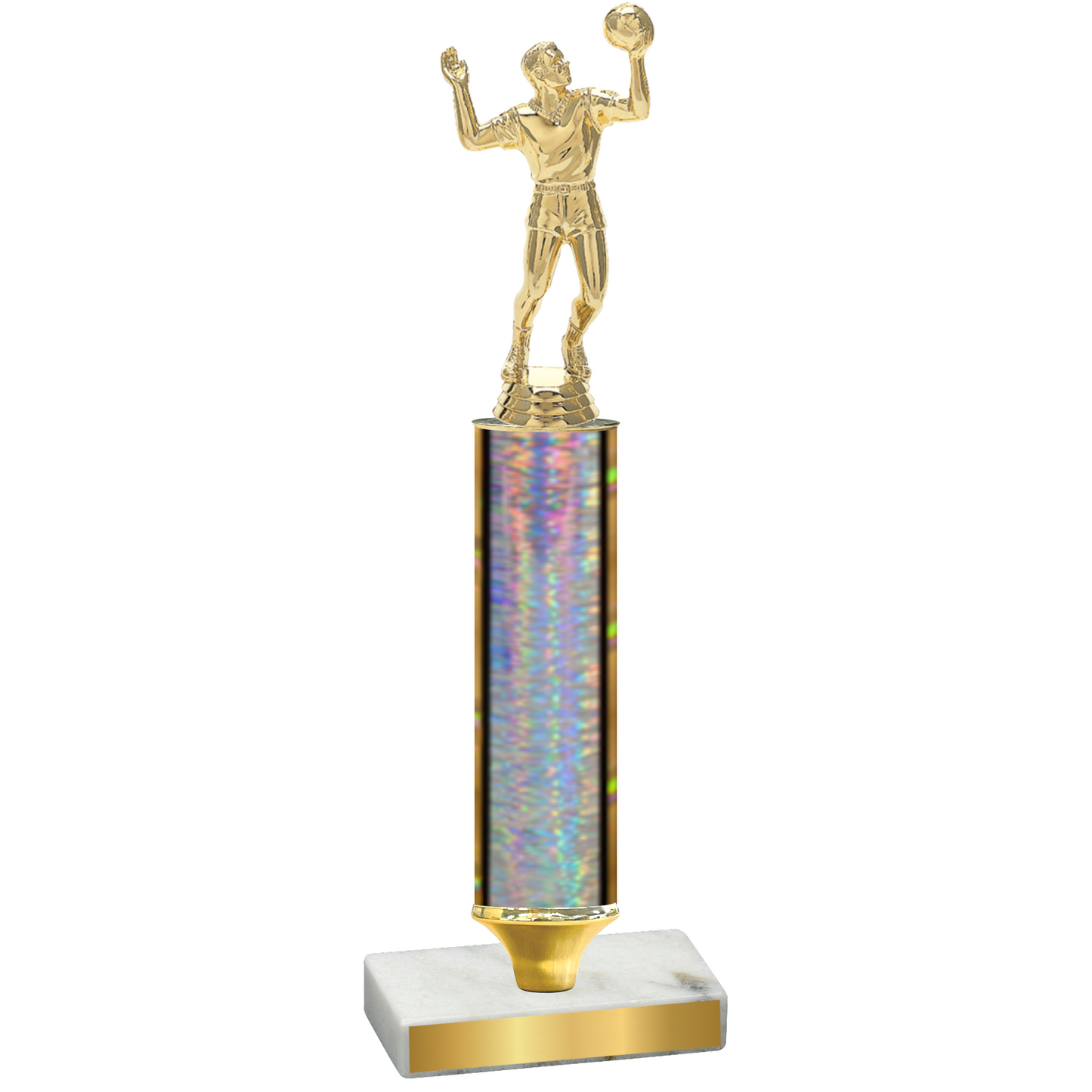 Value Silver Glacier Volleyball Trophy