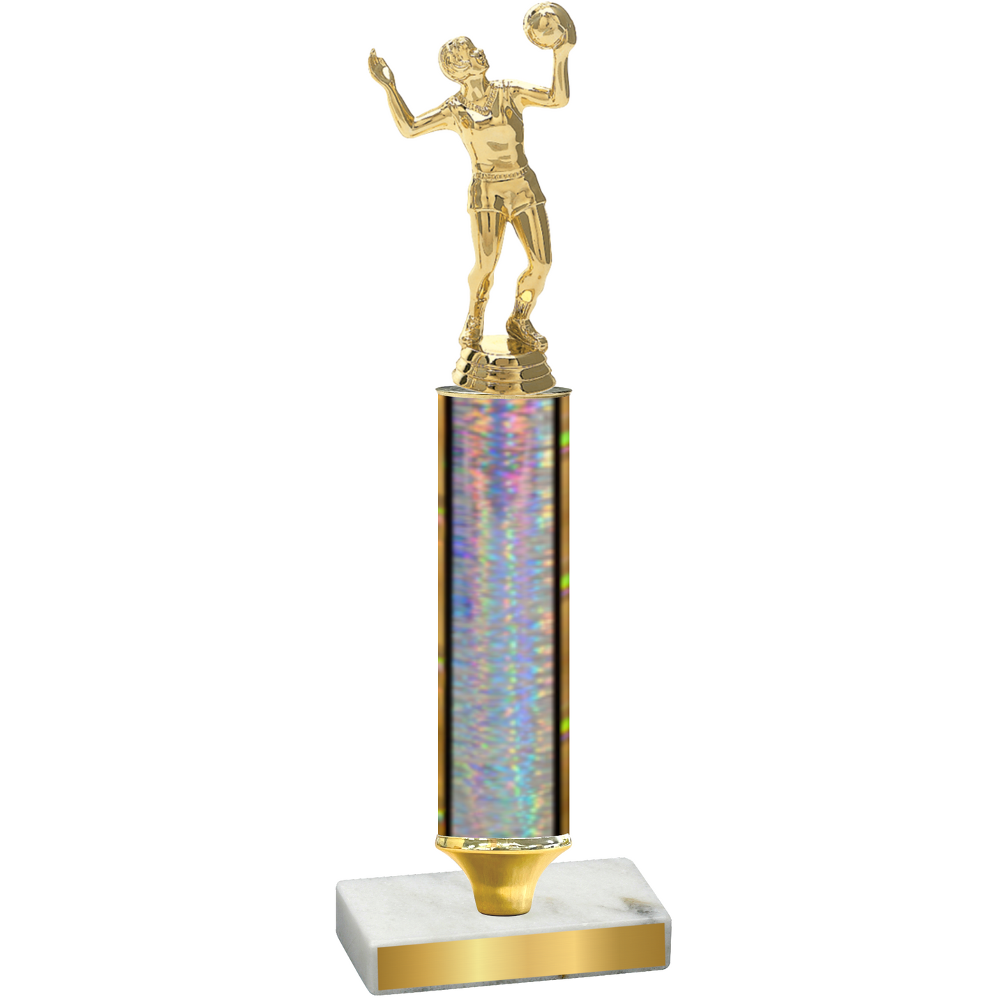 Value Silver Glacier Volleyball Trophy