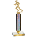 Value Silver Glacier Football Trophy