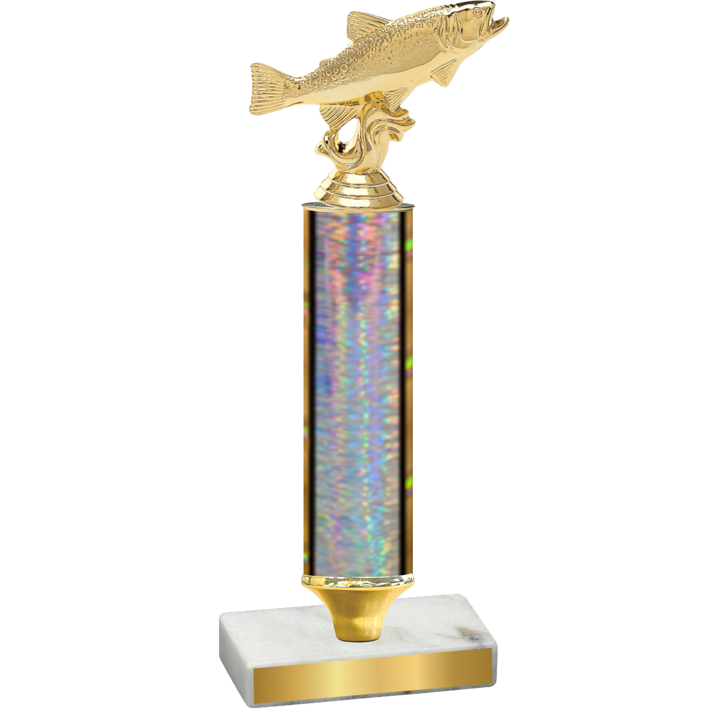 Value Silver Glacier Fishing Trophy