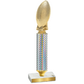 Value Silver Carbon Fiber Football Trophy