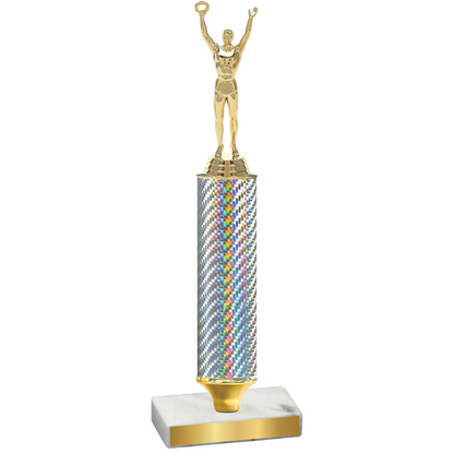 Value Silver Carbon Fiber Victory Trophy