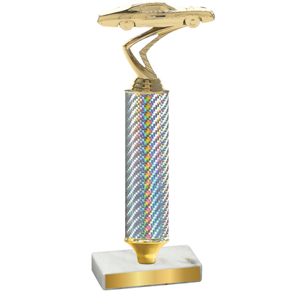 Value Silver Carbon Fiber Cars Trophy