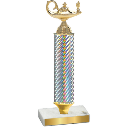 Value Silver Carbon Fiber Academics Trophy