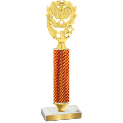 Value Orange Carbon Fiber Pickleball Trophy