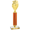 Value Orange Carbon Fiber Pickleball Trophy