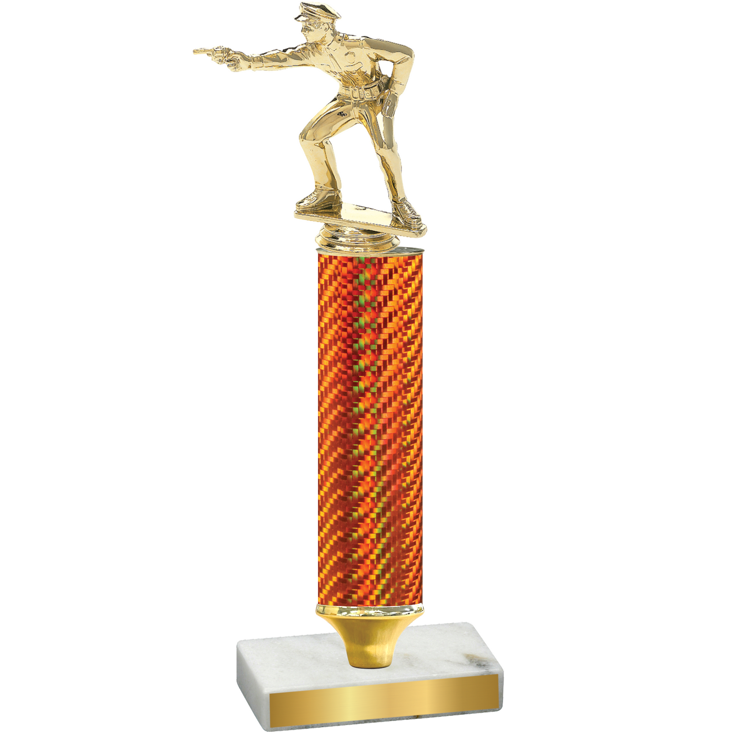 Value Orange Carbon Fiber Shooter Trophy