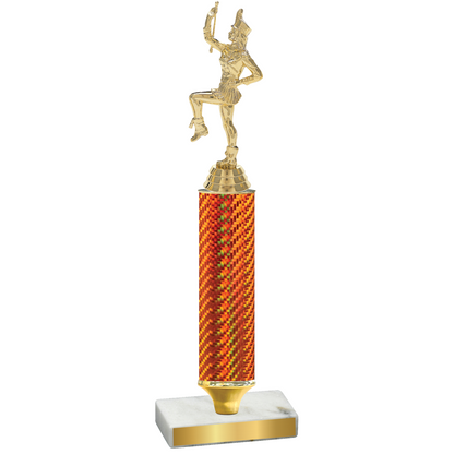 Value Orange Carbon Fiber Majorette Trophy