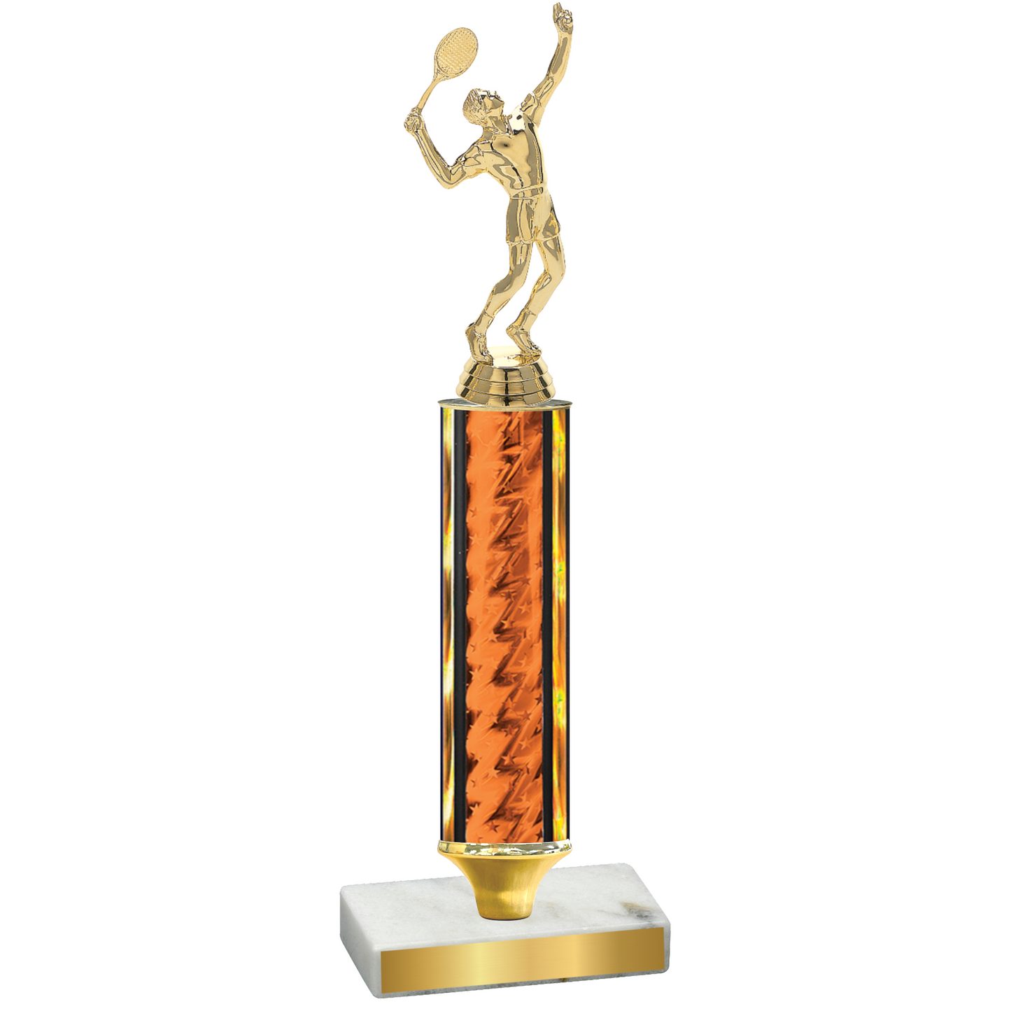 Value Orange Glacier Tennis Trophy