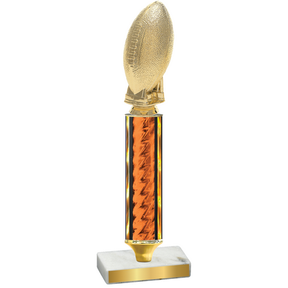 Value Orange Glacier Football Trophy