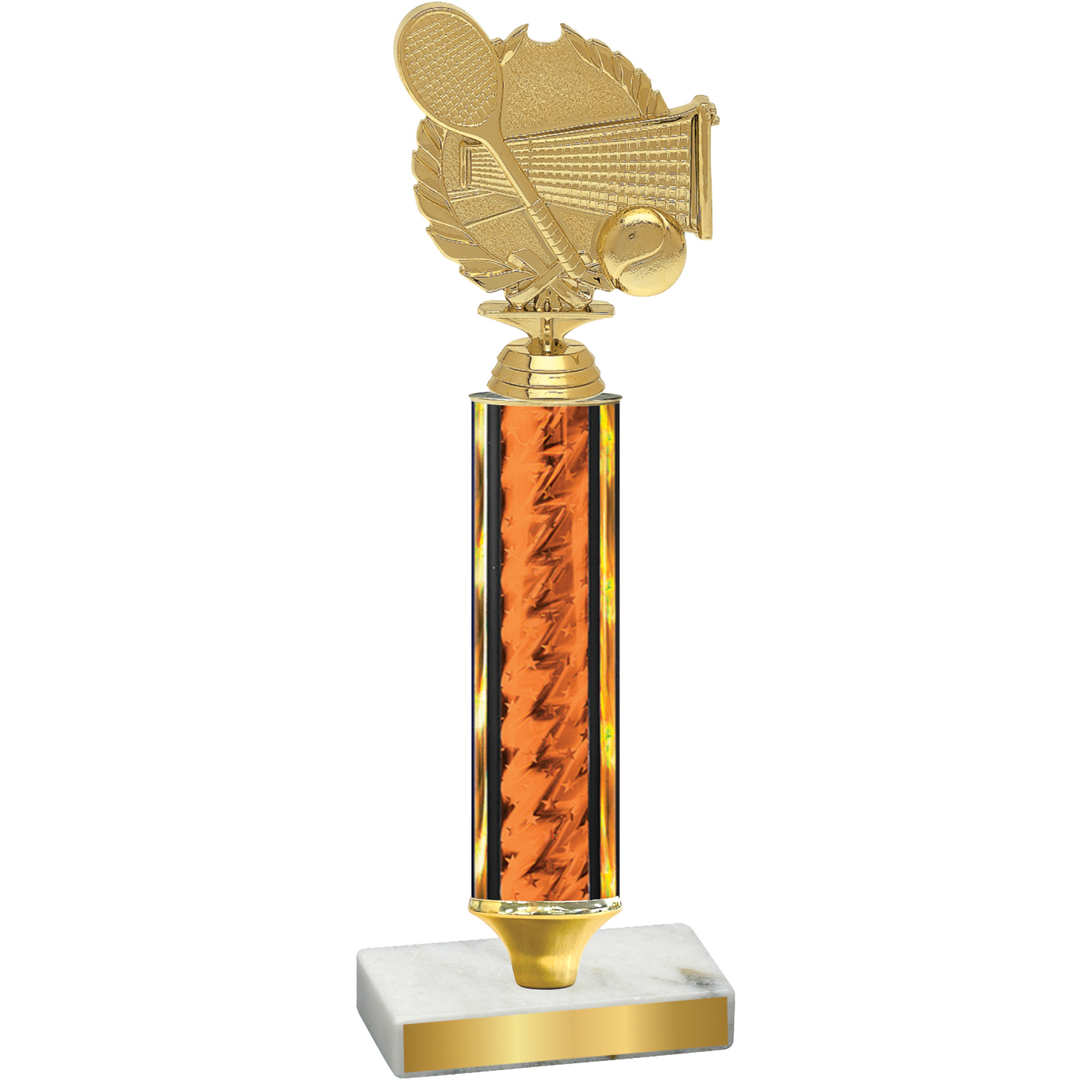 Value Orange Glacier Tennis Trophy