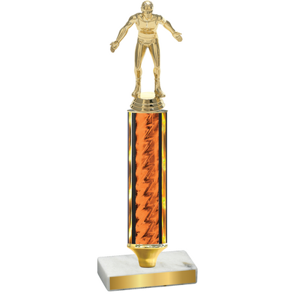 Value Orange Glacier Wrestling Trophy