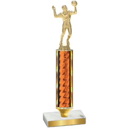 Value Orange Glacier Volleyball Trophy