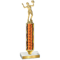 Value Orange Glacier Volleyball Trophy