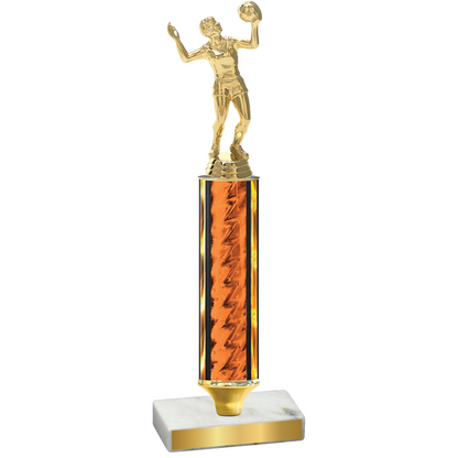 Value Orange Glacier Volleyball Trophy