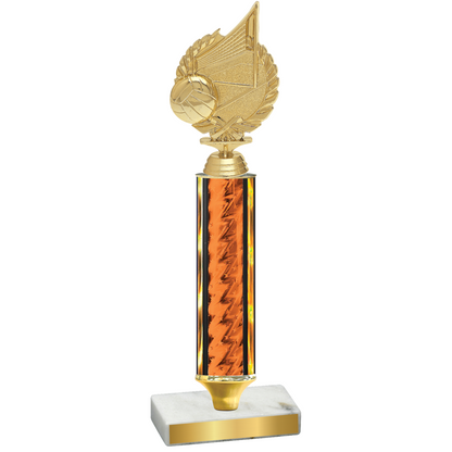 Value Orange Glacier Volleyball Trophy