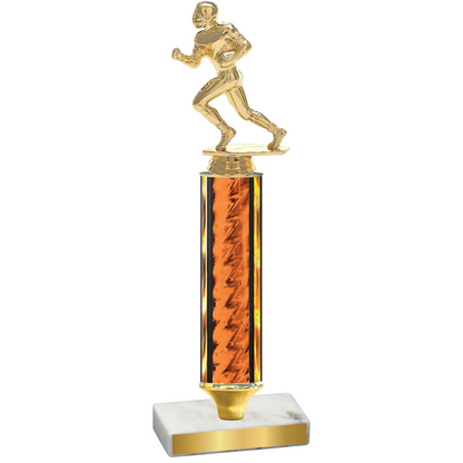 Value Orange Glacier Football Trophy