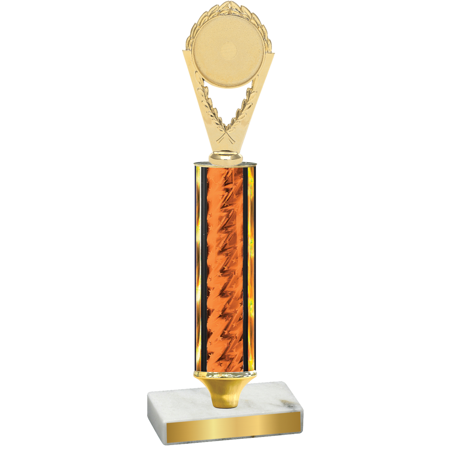 Value Orange Glacier Insert Trophy