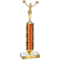 Value Orange Glacier Cheerleading Trophy