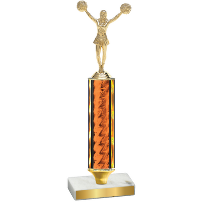 Value Orange Glacier Cheerleading Trophy