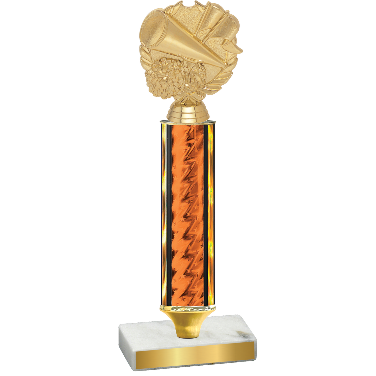 Value Orange Glacier Cheerleading Trophy