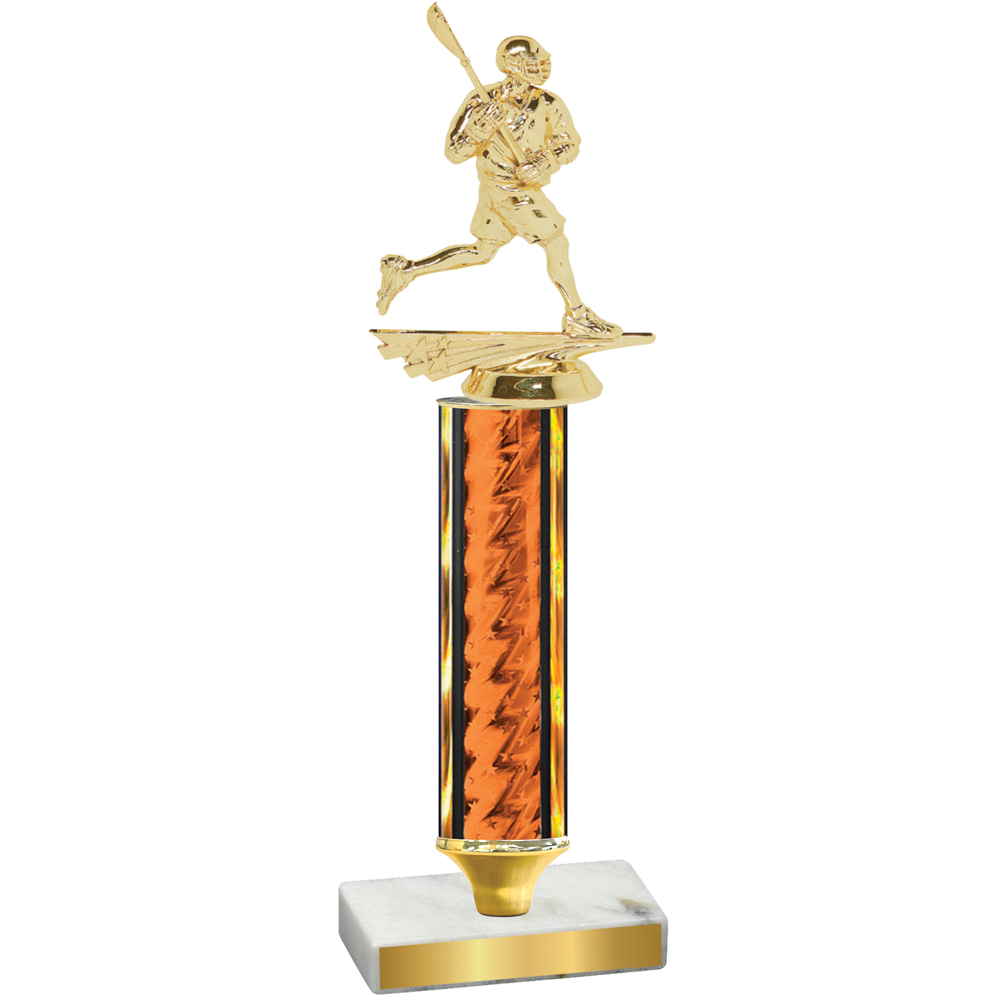 Value Orange Glacier Lacrosse Trophy