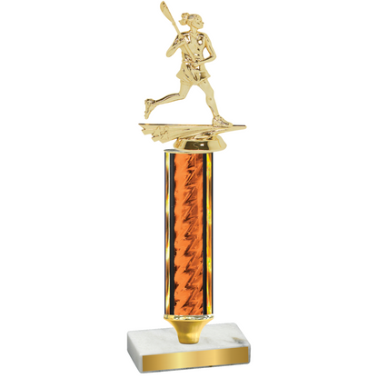 Value Orange Glacier Lacrosse Trophy