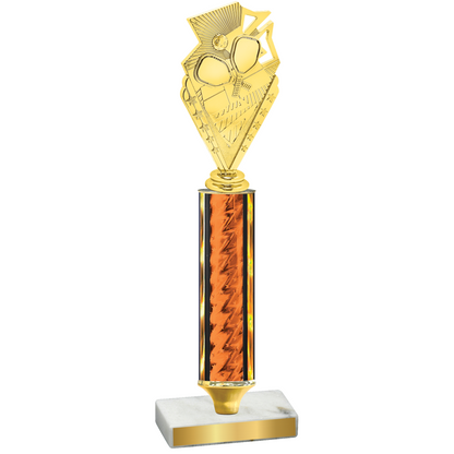 Value Orange Glacier Pickleball Trophy