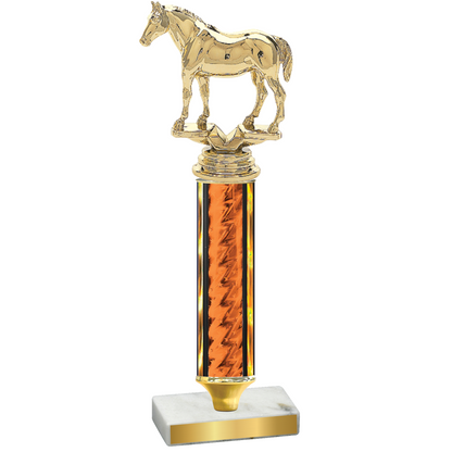 Value Orange Glacier Horses Trophy