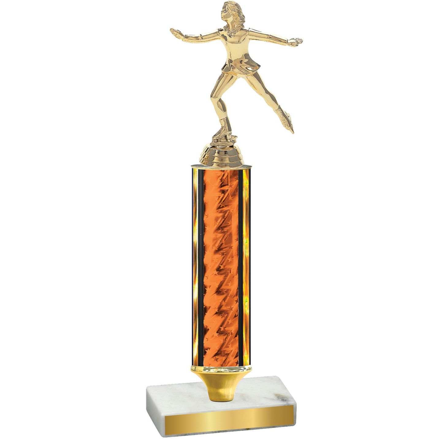 Value Orange Glacier Skater Trophy