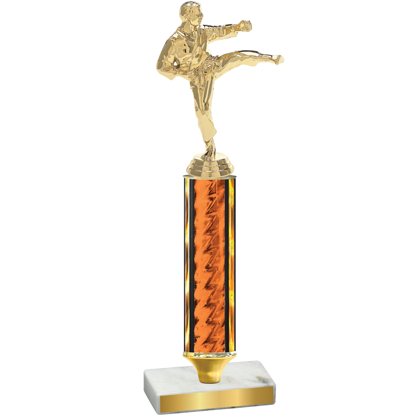 Value Orange Glacier Karate Trophy