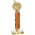 Value Orange Glacier Baseball Trophy